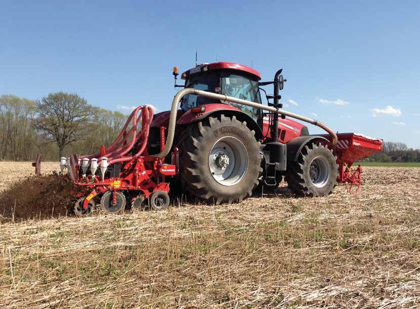 Mineral Fertiliser... Fertiliser application in strip-till - save time and money The incorporation of feritilser whilst creating the stripes presents one of the basic characteristics of strip till.