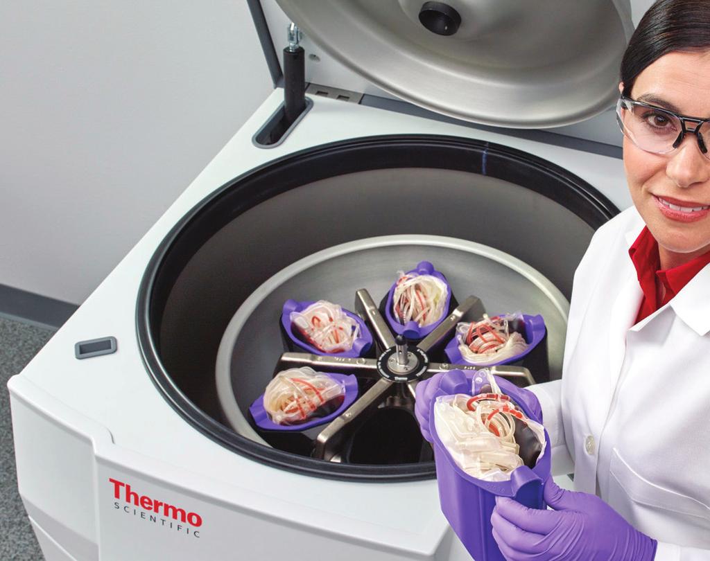 APPLICATION NOTE Blood banking applications using the Thermo Scientific Sorvall BP 8 and 16 and Heraeus Cryofuge 8 and 16 centrifuges Author: Romana Hinz, Thermo Fisher Scientifi c, Osterode am Harz,