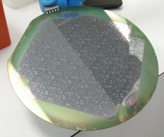 remaining wafers Using the dry