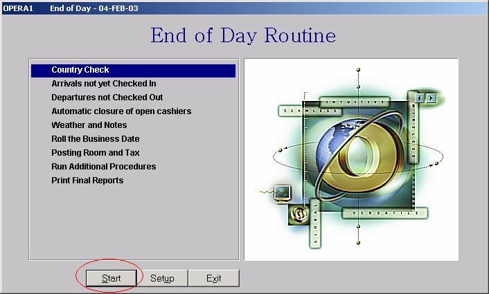 Chapter 10 End f Day Sequence 10 Chapter 10 End f Day Sequence The End f Day Sequence must run every night t update the system s business date t the current day.