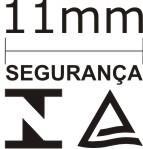 the use of the compact seal without the word Segurança.