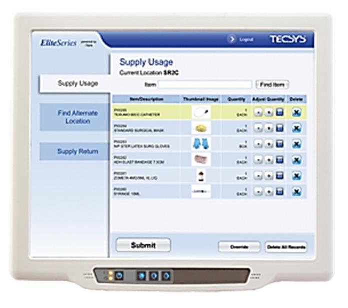 TECSYS SMS Provides clinicians and supply chain managers with: Clinical staff-friendly technology Visibility and immediate access to supplies anywhere in the IDN Reduced cost and waste no stockpiling