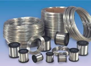 Product Range Product Range Raajratna manufactures all types of stainless steel & nickel alloy wires for various applications.