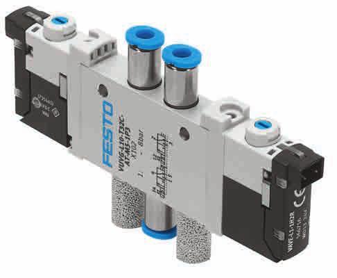 Valves and valve terminals Solenoid valve VUVG Compact, high flow and low cost the best valve in its class Modular with many variants for your specific requirements Available as an electrically or