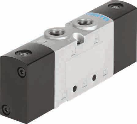 your everyday tasks Simple product range structure Easy to assemble and service thanks to the external pilot air supply via manifold rail Compact: operating voltage changeable via rotating solenoid