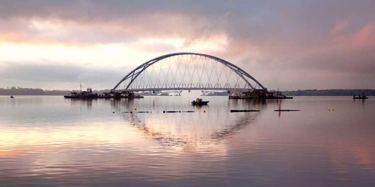 Trey Cambern Photography, photo courtesy HNTB Much has been written about the emergency replacement of the Lake Champlain Bridge from the unprecedented collaboration between the bi-state owners, New