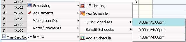 Right-click on the start date of the calendar and select Add a New Schedule Right-click on the calendar date, select Scheduling and select Add a Schedule 32