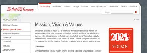 The vision 9 A Vision is an OBJECTIVE IMAGE shared by the founder and