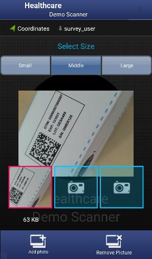 3.4.3. Figure - Add photo (Android on left, ios on right) Pictures may