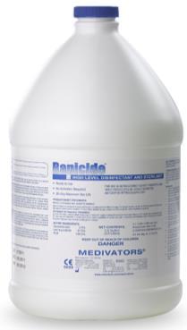 Manual high-level disinfection cannot be done with this brand of glutaraldehyde.
