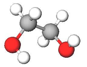 Glycol molecular structure Ethylene