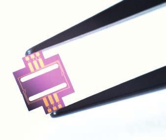 Piezo resistive low pressure sensor for high temperature application Wafer level packaged MEMS components (top) enabled by hermetic bonding of TSV and cap wafers (bottom) SENSOR DEVELOPMENT WAFER TO