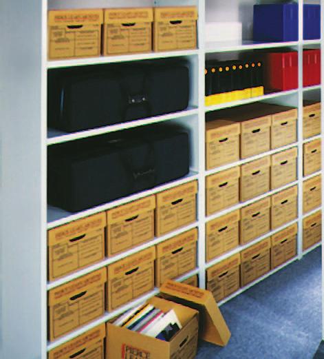 Heavy-Duty Storage Shelving General storage in office environments, as well as healthcare, financial, commercial and institutional applications, requires strong and versatile shelving which is also