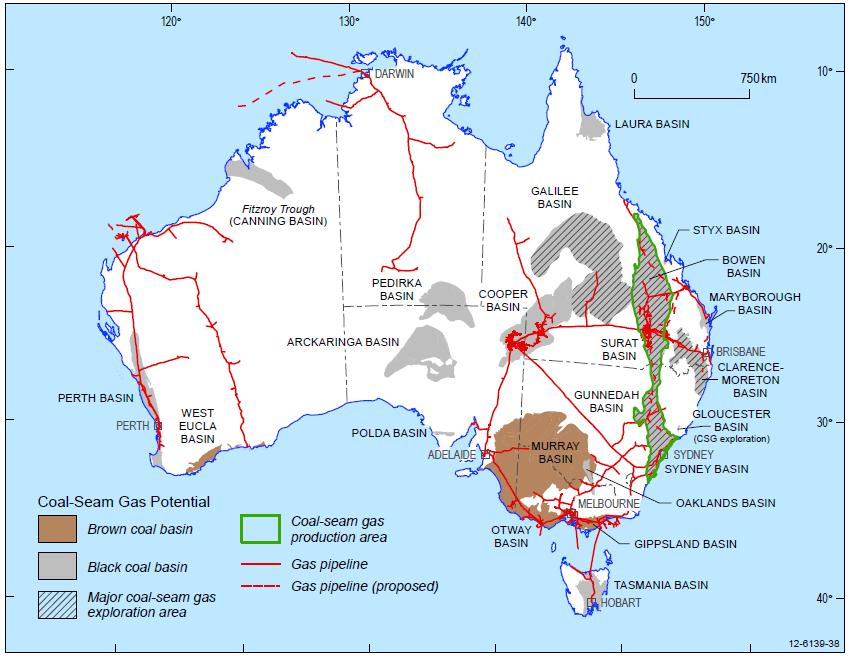 Industry Background As a result of this growth in reserves, CSG has become a major source of gas production in Australia.