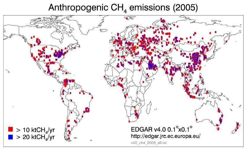 Methane Hot Spots