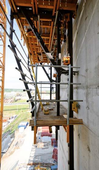 ATR Self-Climbing Systems Features Formwork support structure for the construction of