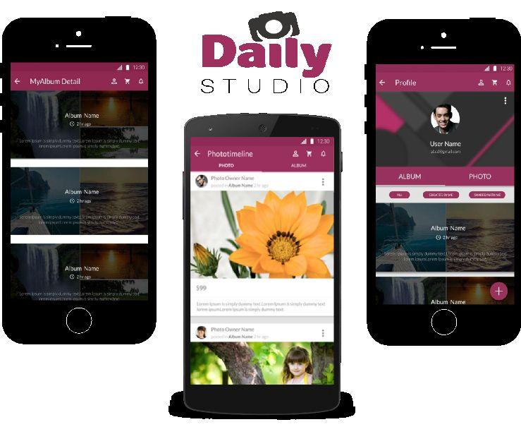 Daily Studios - Share Your Movements The Daily Studios App lets you share photos of your special moments with loved ones.