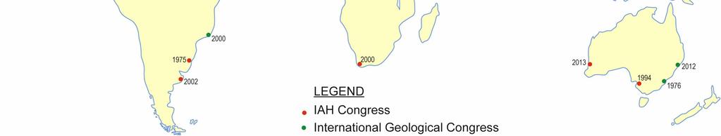 There are Chinese national conferences preparation for IGC and IAH congress, such as symposium in Beijing, 1992 and the symposium in Haikou, 2006. Fig. 1 Members of IAH in China Fig.