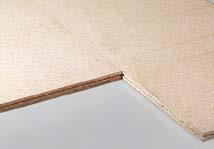 Wooden flooring Chipboard panel flooring Melamine chipboard flooring MA/ML Wooden flooring with sheet metal It is built with 30 mm thick chipboard panels that are interlocked via