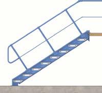 the number of steps, the staircase width (standarised sizes are 800 and 1,000