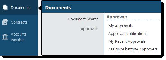 Clicking the links will take you to your My Approvals folders, which list pending requisitions. a. The Requisitions To Approve link will take you to view only requisitions assigned to you. b.