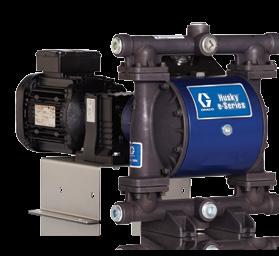 Technical Specifications Industrial Pumps 1050e 2150e Maximum fluid working pressure 70 psi (4.8 bar, 0.48 MPa) 100 psi (0.69 MPa, 6.9 bar) Air pressure operating range 20-80 psi (1.4 to 5.