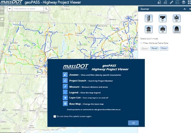 Highway Project Viewer CUSTOM APP DEVELOPMENT GIS users can work with GIS staff of get