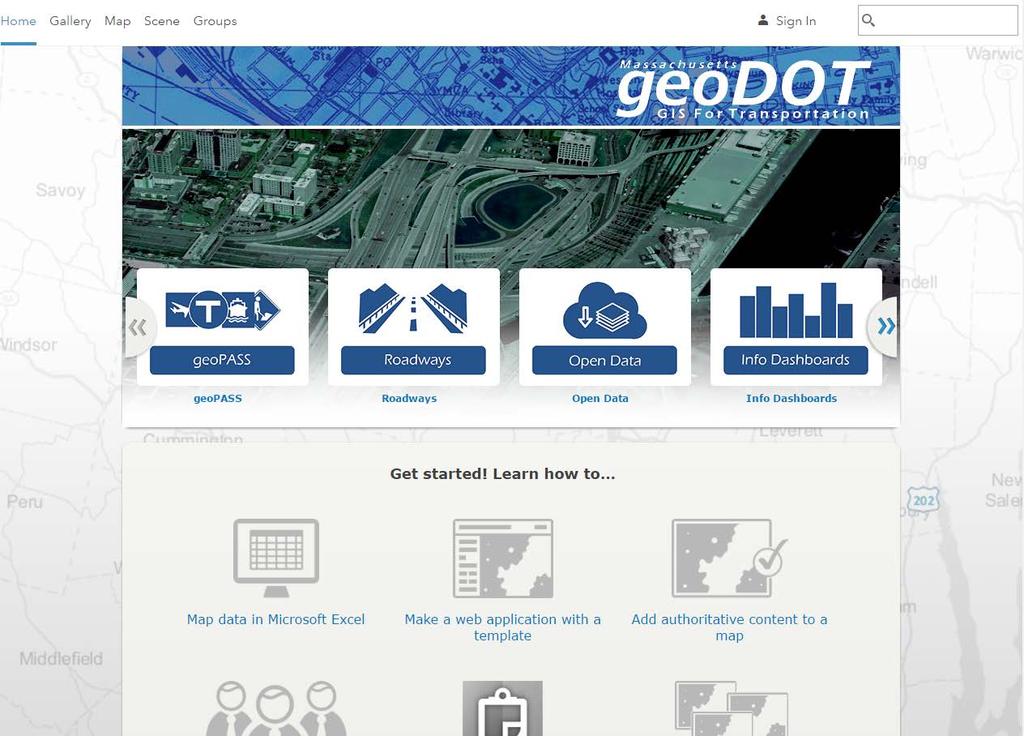 GEODOT Features: Data downloads emap building Custom tools, applications Interactive Maps