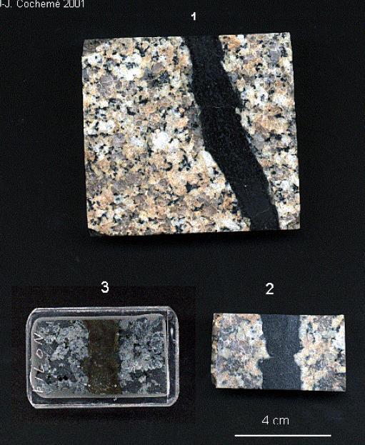 thin-section facility of a geological
