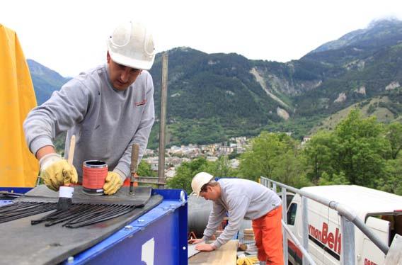 emergency stand-by and emergency service Permanent monitoring and maintenance of conveyor belt systems Saalfelden, Austria Repair of conveyor belt systems Mobile