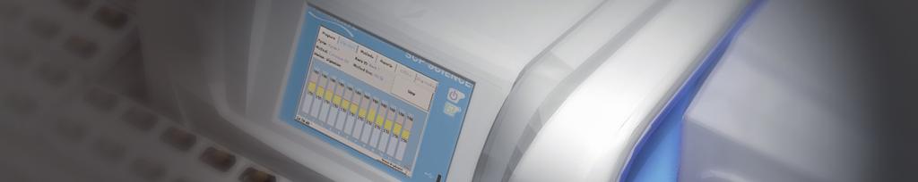 OPERATION, CONTROL and FEEDBACK The NovaWAVE Digestion System is operated through the intuitive and informative touch screen interface.