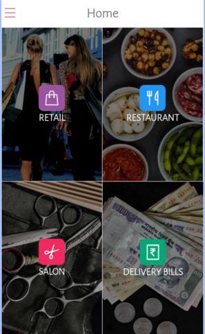 GO CASHLESS FOR DINING Highlights: Mobile payment application for Restaurants/ bars etc.