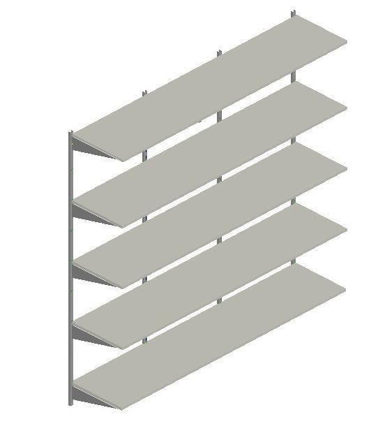 Wall Strip Shelving Garage Option This product requires some assembly Wall Strip Shelving is an economical way of providing wall mounted shelving for any light duty application and is for indoor use