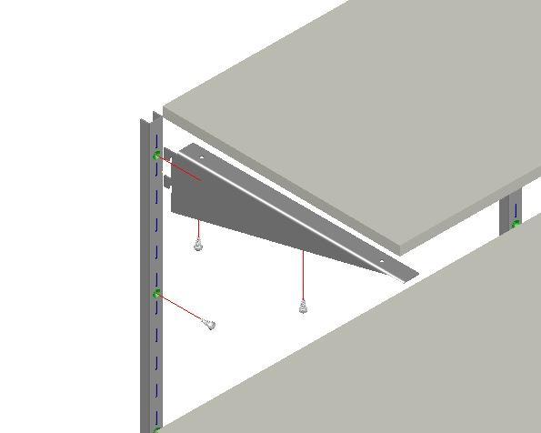 Assembly Instructions 1.Secure Fixing to the Walls The vertical wall stripping should be screw-fixed to rigid solid walls or wall studs.