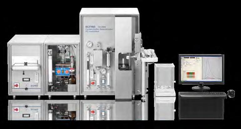 Solutions for low carbon concentrations: Preheating furnace HTF-540 and gas purification for CS-800 and CS-2000 To successfully determine the carbon content in a low ppm range, it is necessary to