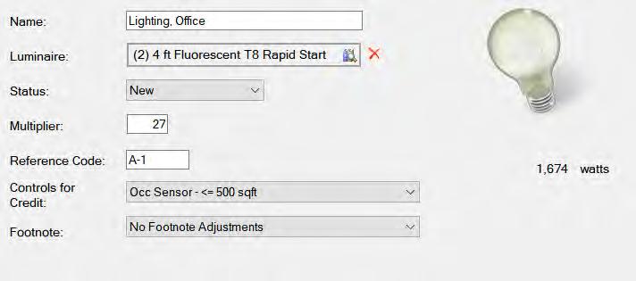Editing the Lighting Element (NR Sample) Now you will Add a Lighting Element to your Room Element, Office. Click on the Office Element, right click and select Add, then select the Lighting Element. 1.