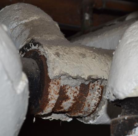 Materials suspected to contain asbestos should be left alone and an assessment of the worksite must be
