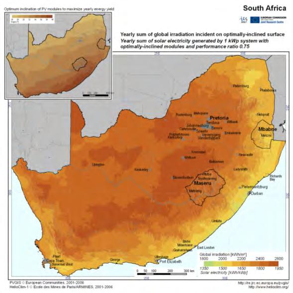According to the governmental developed twenty year energy plan for South Africa, Integrated Resource Plan 2010 (IRP 2010-2030), South Africa is expected to require 42 500 MW of additional energy