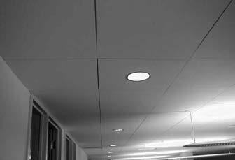 3.7. Panel Penetrations Holes cut for sprinkler heads and other services that penetrate the ceiling panel must be cut slightly oval shaped to allow the panel to move 1/4" in the direction of the A.