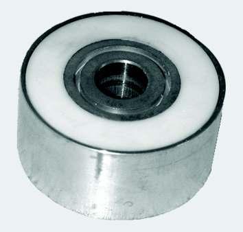 Coupling ring wheel Reinforcing a plastic o epoxy resin, ceramic filled o hardening