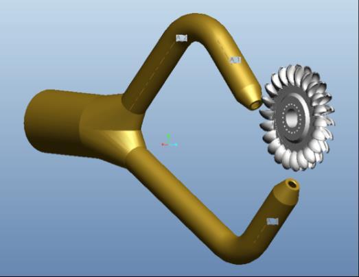 International Journal of Scientific and Research Publications, Volume 4, Issue 8, August 2014 2 Rotating Domain (PRO/Engineer) 3D Modelling of Pelton Turbine (With reference to Khimti Hydropower)