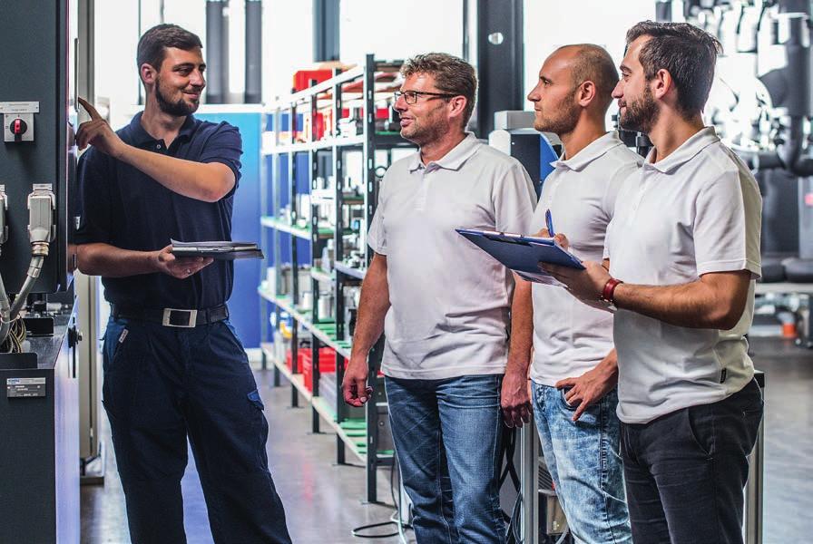 Training Our trainings are practically oriented. We communicate you the operating principle of the KNOLL systems so that you can detect maintenance requirements yourself and take appropriate measures.