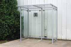 MISCELLANEOUS PRODUCTS Smoking Shelters Provide Protection from Wind