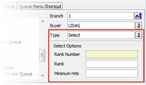 0 Suggested P/O Queue Widget Addition Customer Request "As a buyer, I would like to create a Suggested P/O widget that lets me use the Select type, so I can have a widget that identifies my