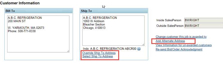 0, a new Alternate Ship-To Address window has been added to the Customer Maintenance > Orders menu.