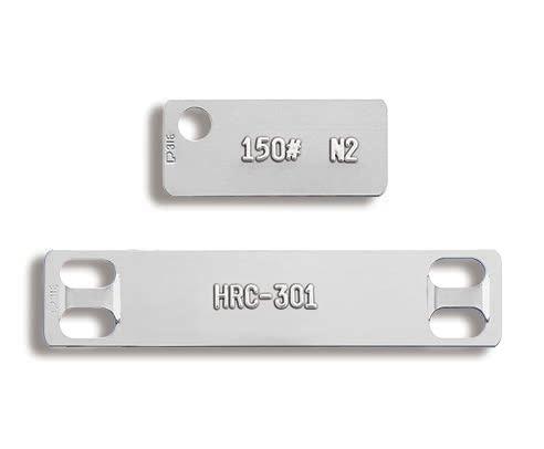 cable ties BOLD block letters Upper and lower case character capability Ability to create text and graphics Alphanumeric and sequential numbering Available Character Sizes: /8" For high character