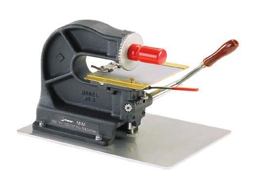 Metal Embossing Hand Tool and Tape System Multi-functional cutting die design creates embossed marker plates with raised cable tie slot in one step instead of three, for faster installation
