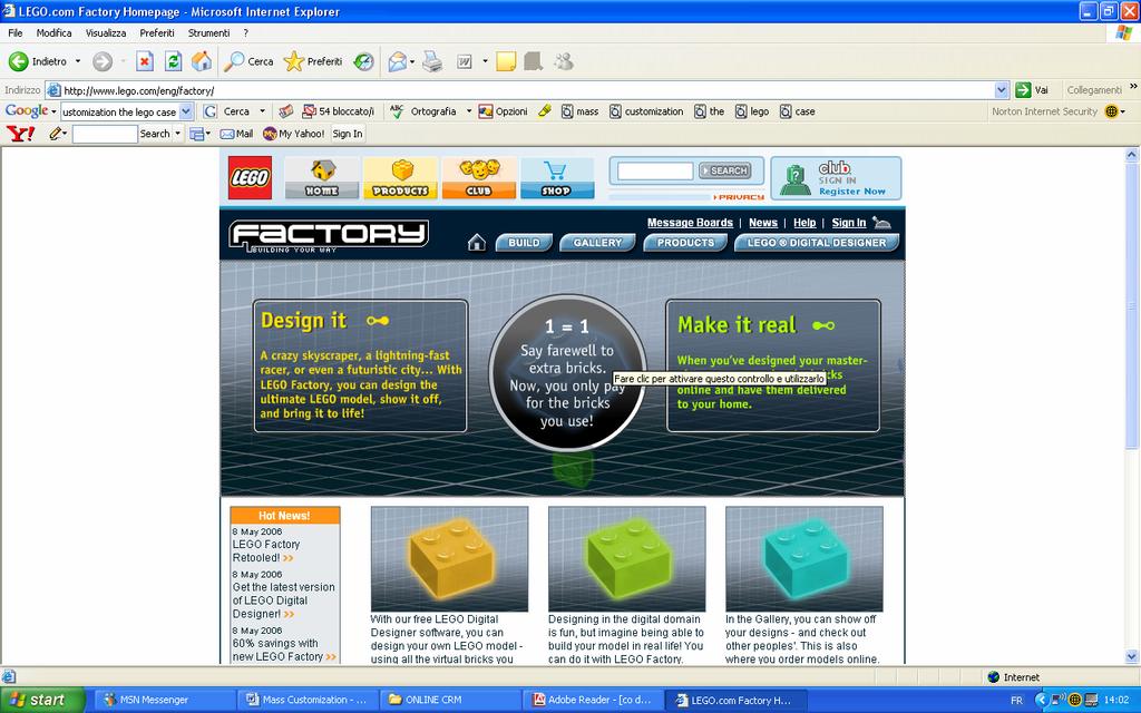 APPENDIX 3: Lego Factory