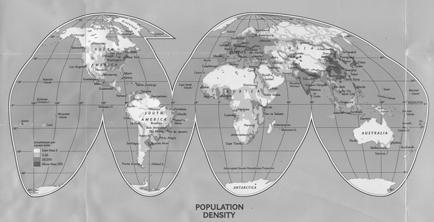 1975 and 2000 44% of the world s population (National Geographic Society Map) 44% of the world s population (Figure 2, The Global 2000 Report to the President, 1977) Developed world Population