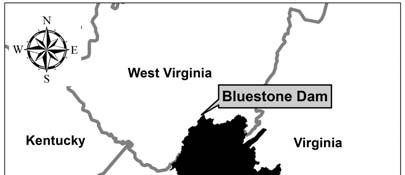 Chapter 2 Watershed Characteristics 2.1 Location Description Bluestone Lake Dam is located in Southeast West Virginia on the New River, approximately three (3) miles above the city of Hinton, WV.